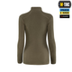 Тактична флісова кофта M-Tac Nord Fleece Polartec Lady, розмір S, колір Dark Olive - изображение 4