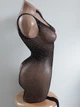Сексуальна боді сітка зі стразами еротична сексуальна білизна Sexy One Size чорний (5-56) - изображение 7