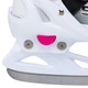 Коньки раздвижные хоккейные детские Zelart Ice Skate 5861 размер 37-40 White-Pink - изображение 9