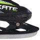 Коньки раздвижные хоккейные детские Zelart Ice Skate 5861 размер 37-40 Black-Green - изображение 9