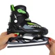 Коньки раздвижные хоккейные детские Zelart Ice Skate 5861 размер 37-40 Black-Green - изображение 10