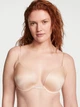 Бюстгальтер Victoria's Secret Bare Plunge Convertible Shine Bra Set 34D Бежевий (26643739) - зображення 3