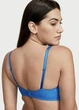Бюстгальтер Victorias Secret Shine Strap Lace Ombre Push-Up Bra 36B Блакитний (26424513) - изображение 2