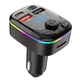 Автомобільний FM-трансмітер та зарядний пристрій Multifunction Wireless С8 Bluetooth 5.0 USB Type C - изображение 1