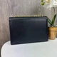 Стильная женская мини сумка клатч на плечо YSL, сумочка с цепочкой Черный с золотом - зображення 6