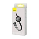 Кабель Baseus Free2Draw Retractable Crystal Fast Charging Data Cable USB to M+L+C 3.5A 1.1m Cluster Black (P10368700111-02) - зображення 2