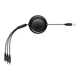 Кабель Baseus Free2Draw Retractable Crystal Fast Charging Data Cable USB to M+L+C 3.5A 1.1m Cluster Black (P10368700111-02) - зображення 6