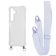 Чехол с ремешком WAVE Clear Case with Strap для Samsung Galaxy S24 Plus light purple - изображение 1