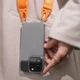 Чохол з ремінцем WAVE Clear Case with Strap для Apple iPhone Xr pink - зображення 7