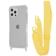 Чехол с ремешком WAVE Clear Case with Strap для Apple iPhone 12 Pro Max yellow - изображение 1