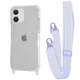 Чехол с ремешком VVave Clear Case with Strap для Apple iPhone 11 light purple - изображение 1