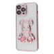 Чохол силіконовий "Ведмедик" VVave Shining Bear Case для Apple iPhone 13 Pro Max rose gold - зображення 1