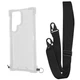 Чохол з ремінцем WAVE Clear Case with Strap для Samsung Galaxy S23 Ultra black - зображення 1