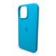 Захисний чохол-накладка Silicone Full Case AA Open Cam для Apple iPhone 16 Pro Max Surf Blue (FullOpeAAi16PM-38) - зображення 3