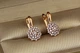 Сережки Xuping Jewelry Вершина 1,9 см золотисті - зображення 1