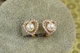 Сережки дитячі Xuping Jewelry сердечко з перлинкою 11 мм золотисті - зображення 1