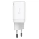 Зарядний пристрій Baseus Super Si Pro Quick Charger 1xType-C 1xUSB 30W EU 3А White (CCSUPP-E02) - зображення 1