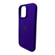 Защитный чехол-накладка Silicone Full Case AA Open Cam для Apple iPhone 16 Pro Max Dark Purple (FullOpeAAi16PM-22) - изображение 3
