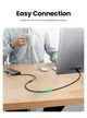 Кабель подовжувач UGREEN US353 Type-C to Type-C Gen2 5A Extension Cable 1m Black (UGR-10387) - зображення 2