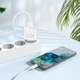 Зарядний пристрій HOCO C109A Fighter single port QC3.0 charger set 18W 1xUSB White (6931474784810) - зображення 7