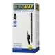 Ручка шариковая масляная BuroMax Linea 0,5 мм черная трехгранный корпус (BM.8362-02) - изображение 2