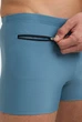 Мужские плавки для плавания в бассейне Arena Zip Swim Short (006159-550) серый 90 - изображение 14