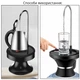 Автоматическая помпа для воды на бутыль диспенсер аккумуляторный EASY PUMP black с подставкой - изображение 4