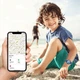 Детский силиконовый ремешок / браслет Shark для Apple Airtag защитный чехол для трекера, синий (93742808) - изображение 2