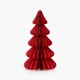 Елка декоративная бумажная MBM HOME 25 см темно-красная (DH-NY-92 S DARK RED) - изображение 1