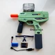 Гель-бластер Uzi-Pistol 32 см: Автоматичний іграшковий автомат з орбізами на акумуляторі для активних ігор (Бірюзовий) - зображення 1