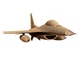 Картонный 3D пазл Самолет F16, Cartonic, 301 эл., CARTF16 - изображение 2