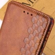 Кожаный чехол книжка GETMAN Cubic (PU) для Xiaomi Redmi Note 13 5G Brown - изображение 4