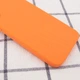 Чохол Silicone Case Square Full Camera Protective (AA) NOLOGO для Apple iPhone 11 (6.1") Помаранчевий / Papaya - изображение 2