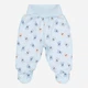 Детские теплые ползунки для новорожденных мальчиков Bembi PZ13-401 50 см Голубые (16013001524.401) - изображение 1