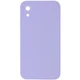 Чохол Silicone Case Square Full Camera Protective (AA) NOLOGO для Apple iPhone XR (6.1") Бузковий / Dasheen - зображення 1