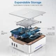 Мини-ПК Intel Celeron N5105 16 ГБ RAM 512 ГБ SSD поддержка 3 мониторов UHD 4K Wi-Fi 5 серебристый - изображение 4