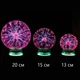 Плазмова куля Тесла музичний нічник плазмова лампа Куля з блискавками Plasma ball 15 см - зображення 4