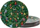 Набор новогодних тарелок Lefard Green Christmas 27 см х 6 шт (922-070) - изображение 1