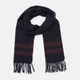 Шарф мужской GANT Merino Wool Striped Woven Scarf 9920228-433 One Size Синий (7325707754876) - изображение 1