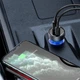 Автомобільний зарядний пристрій Baseus Particular Digital Display QC4.0+PD3.0 PPS 65W 5А (USB+Type-C) Silver - зображення 7