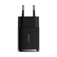 Зарядний пристрій Baseus Compact Charger 2USB 2.1A 10.5W, чорний - зображення 3