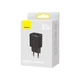 Зарядний пристрій Baseus Compact Charger 2USB 2.1A 10.5W, чорний - зображення 6