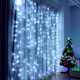 Girlanda LED ColorWay Curtain Garland 300 LED 3 x 3 m Cold White (CW-GW-300L33VCW) - obraz 8