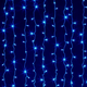 Girlanda LED ColorWay Curtain Garland 300 LED 3 x 3 m Blue (CW-GW-300L33VBL) - obraz 10