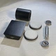 Роликовая точилка для заточки ножей Roller sharpener с 4 стороней магнитной угловой основой + 2 диска черная - изображение 7