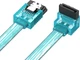 Кабель Vention SATA 3.0 7pin, F/F, L-конектор 0.5 м Blue (KDDSD) - зображення 3
