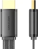 Кабель Vention HDMI M - M, V2.1, 8K 60 Гц, плаский, з обплетенням, 2.0 м (ALKBH) - зображення 2