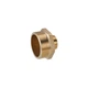 Ніпель перехідний латунний LexLine 3/4" × 1/2" НН (зовнішня різьба), PN10 - изображение 1