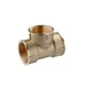 Трійник латунний LexLine 1 1/2" (В×В×В), PN10 - изображение 1