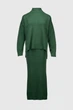 Костюм однотонный женский Park karon 10270 One Size Темно-зеленый - изображение 8
